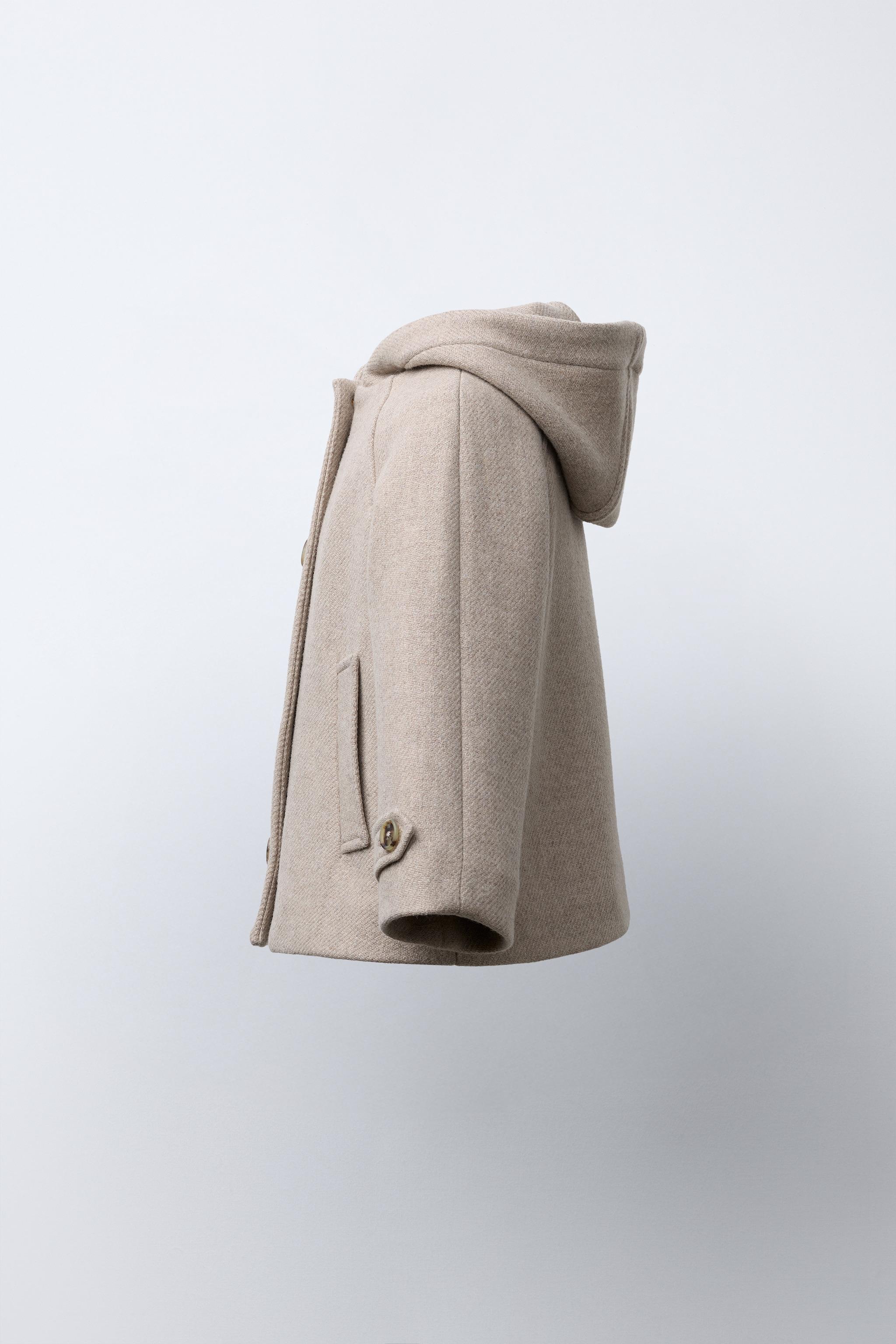 HOODED DUFFEL COAT WITH WOOL MANTECO ®